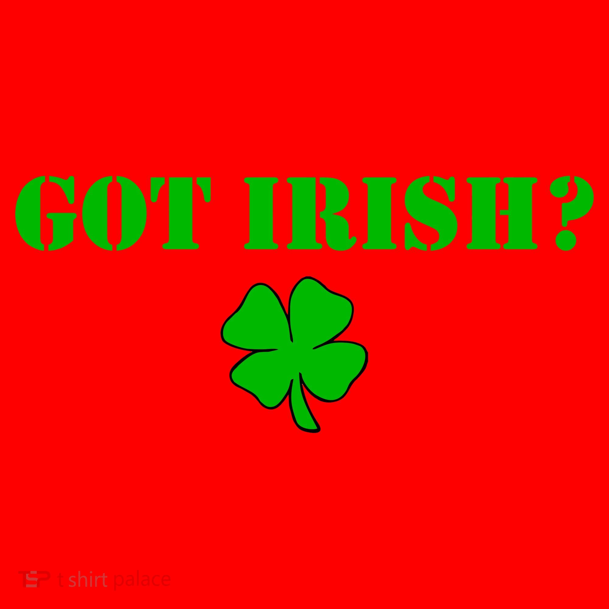 Got Irish? Cloverleaf Santa Hat