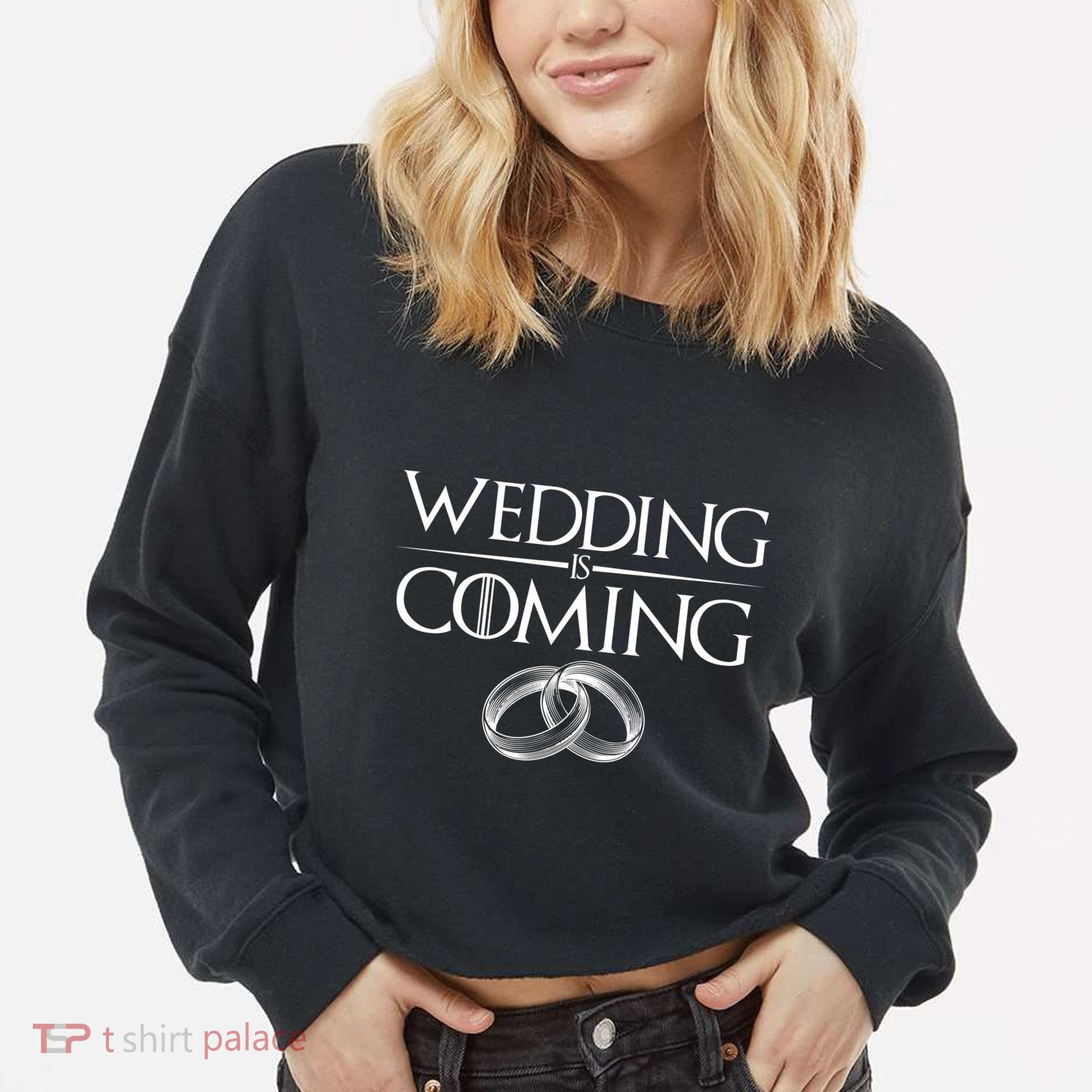 GOT Wedding is Coming Cropped Pullover Crew