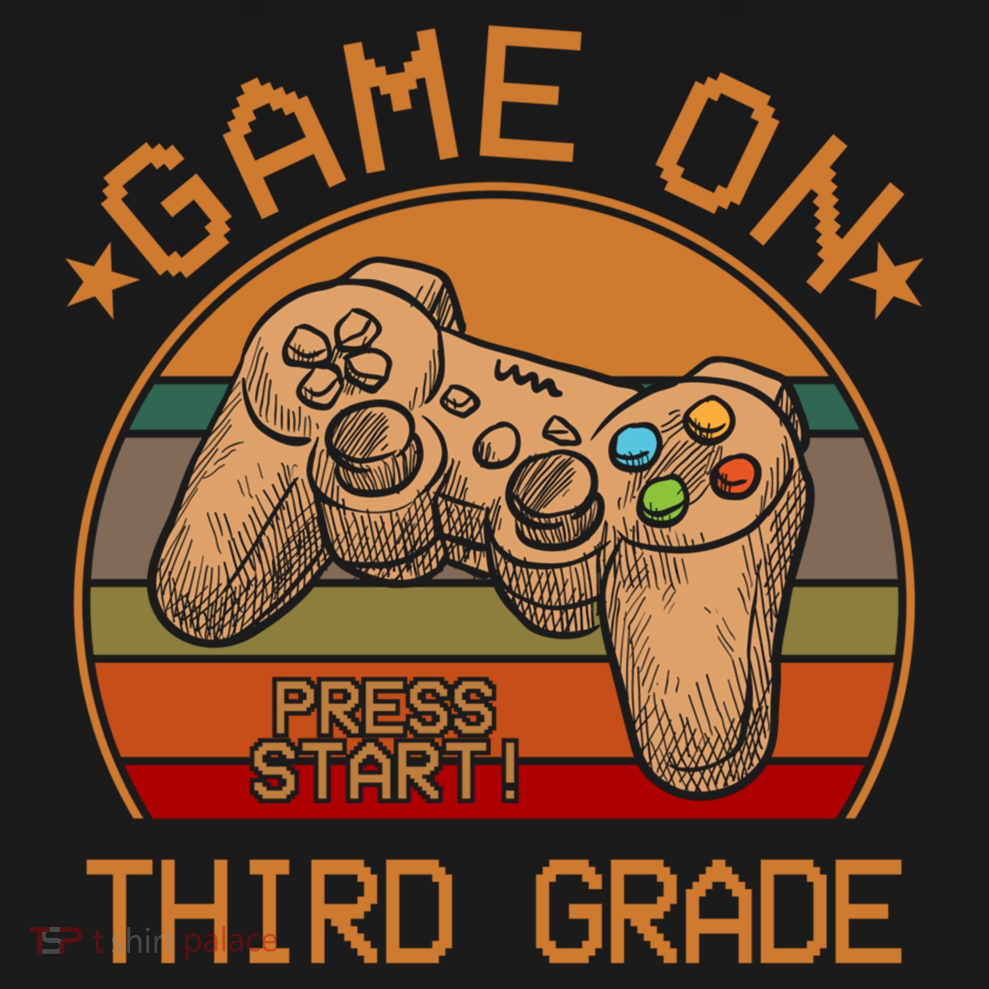 Game On Third Grade Back To School Gamer Funny Funny Gift Ornament