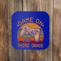 Game On Third Grade Back To School Gamer Funny Funny Gift Coaster thumb 0