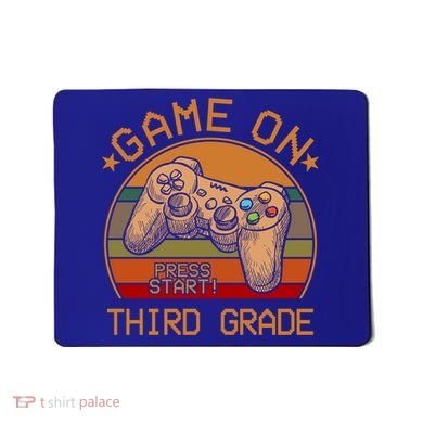 Game On Third Grade Back To School Gamer Funny Funny Gift Mousepad