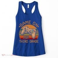 Game On Third Grade Back To School Gamer Funny Funny Gift Women's Tank Top thumb 0