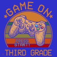 Game On Third Grade Back To School Gamer Funny Funny Gift Baby Bodysuit thumb 2