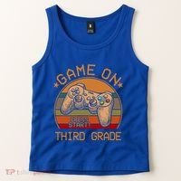 Game On Third Grade Back To School Gamer Funny Funny Gift Tank Top thumb 2