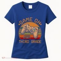 Game On Third Grade Back To School Gamer Funny Funny Gift Women's T-Shirt thumb 0