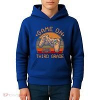 Game On Third Grade Back To School Gamer Funny Funny Gift Kids Hoodie thumb 4