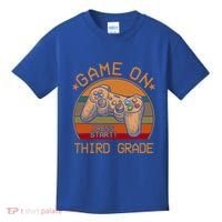 Game On Third Grade Back To School Gamer Funny Funny Gift Kids T-Shirt thumb 0