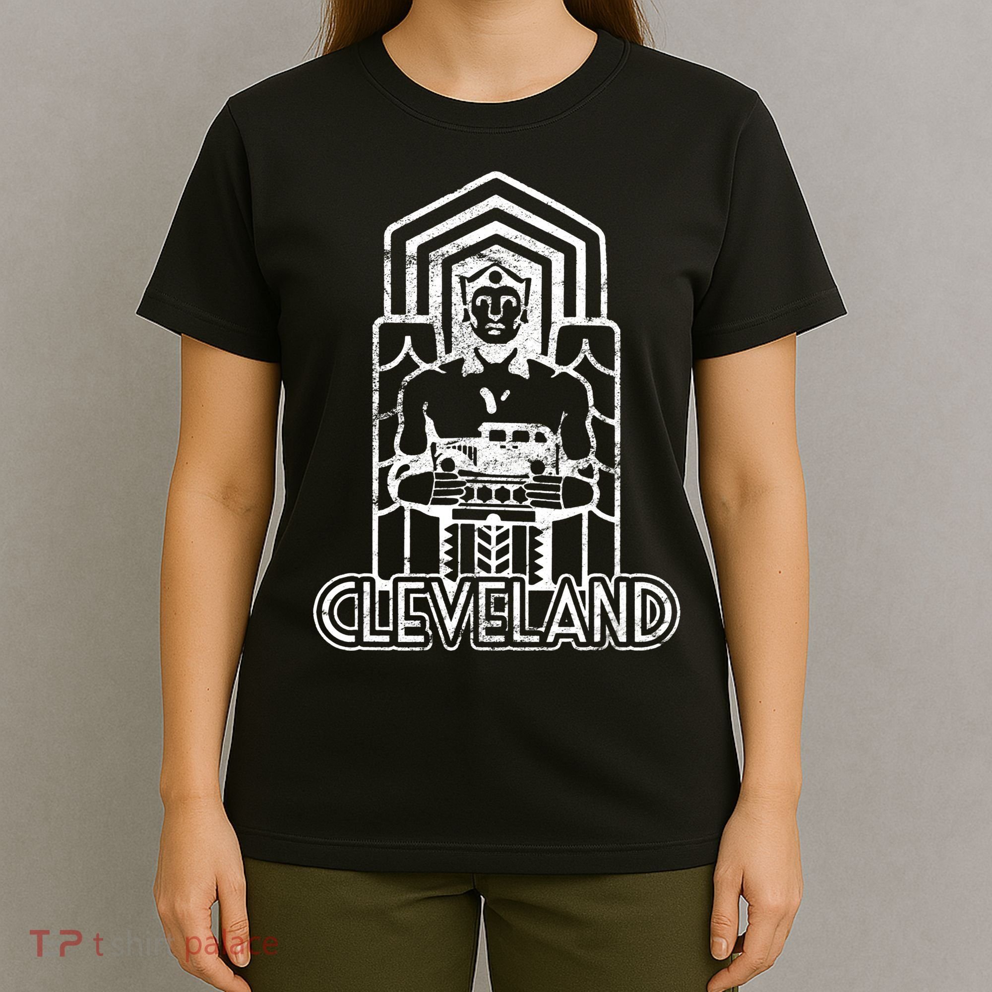 Guardian Of Traffic Cleveland Bridge Retro T-Shirt