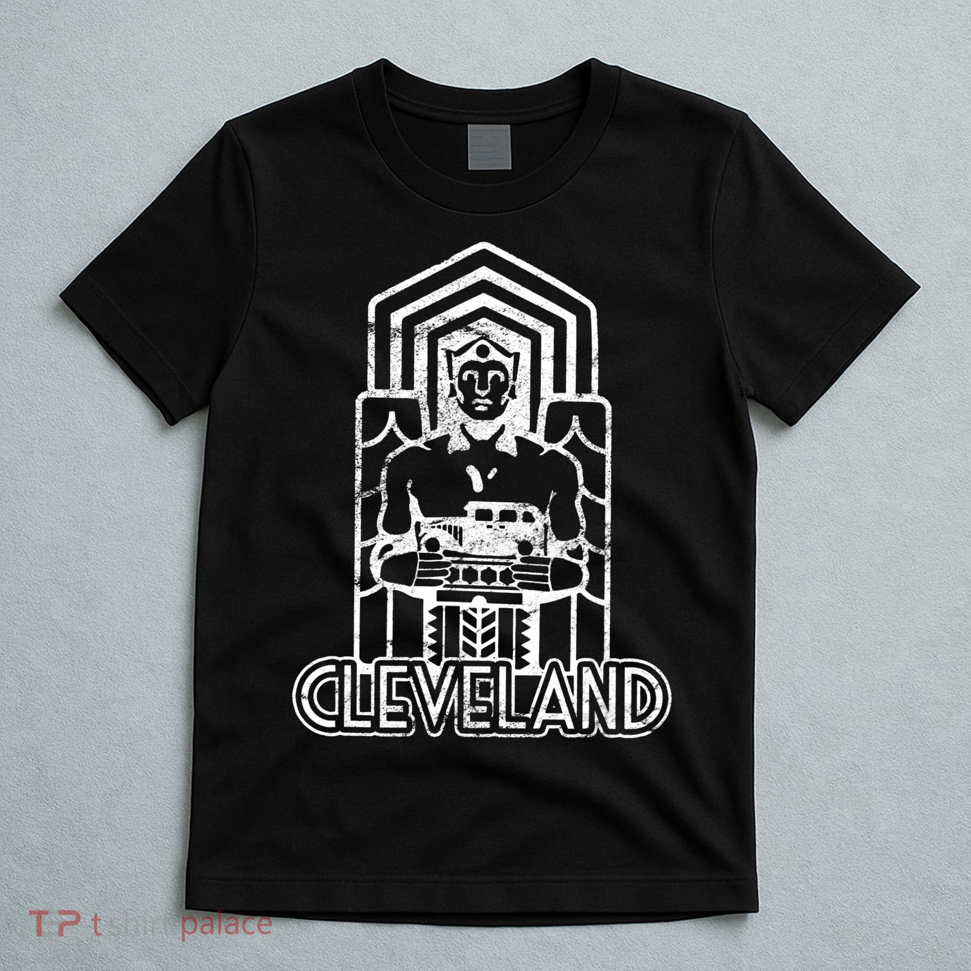 Guardian Of Traffic Cleveland Bridge Retro T-Shirt