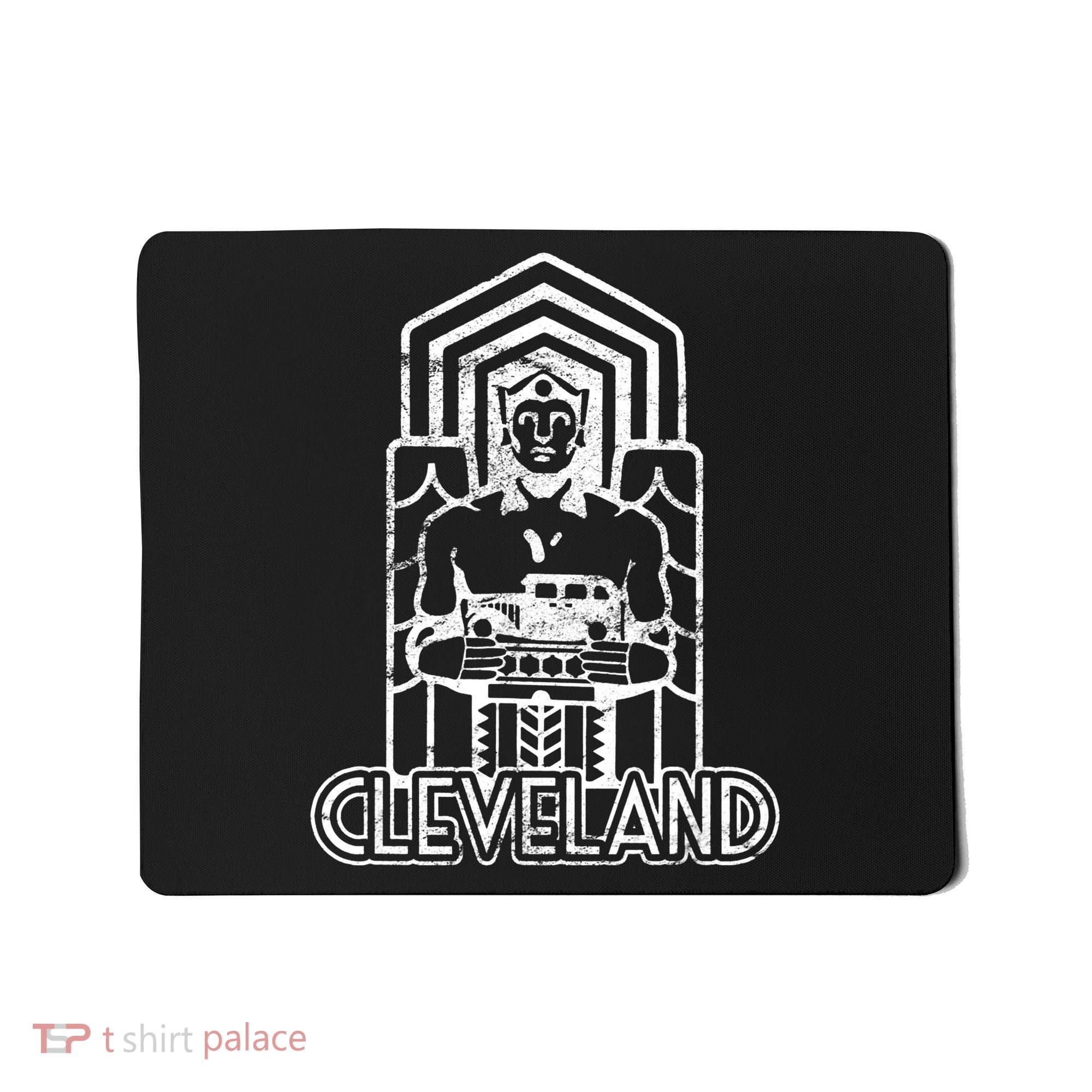 Guardian Of Traffic Cleveland Bridge Retro Mousepad