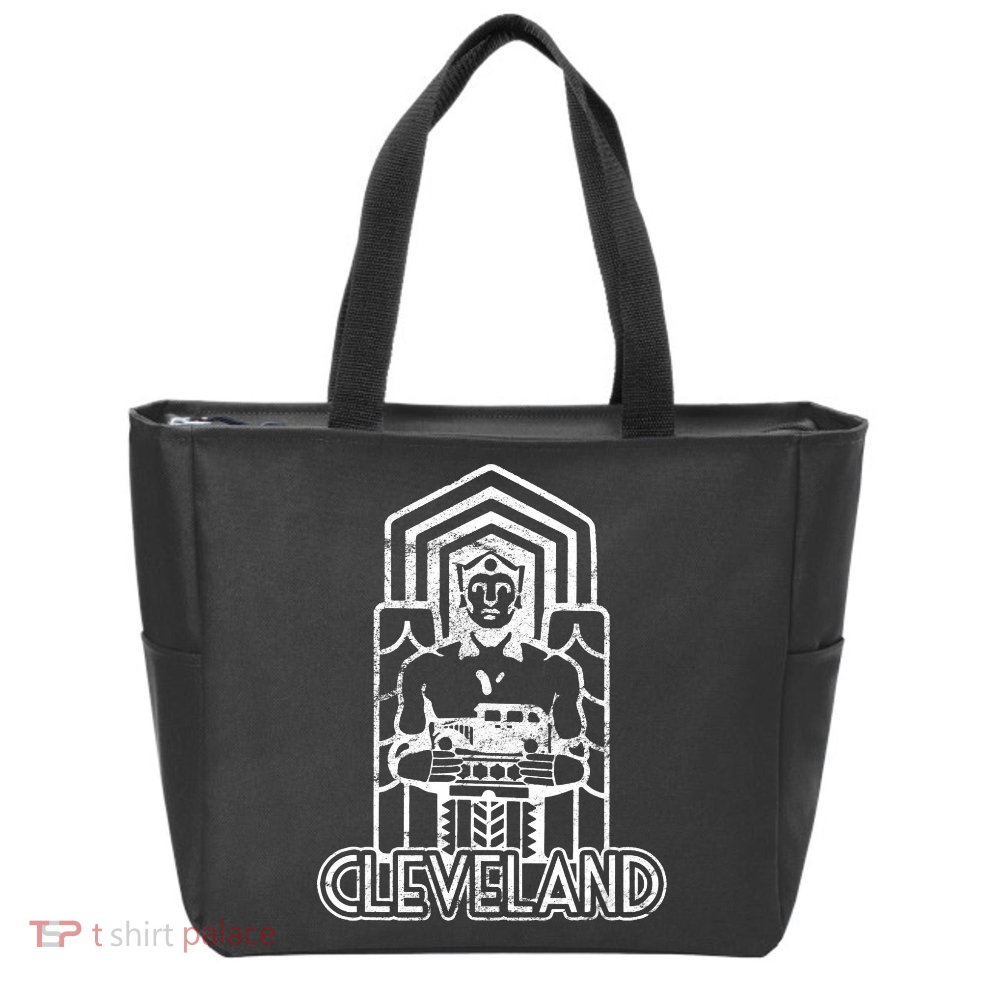 Guardian Of Traffic Cleveland Bridge Retro Tote Bag