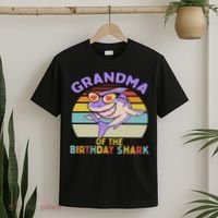 Grandma Of The Shark Birthday Matching Family T-Shirt thumb 2