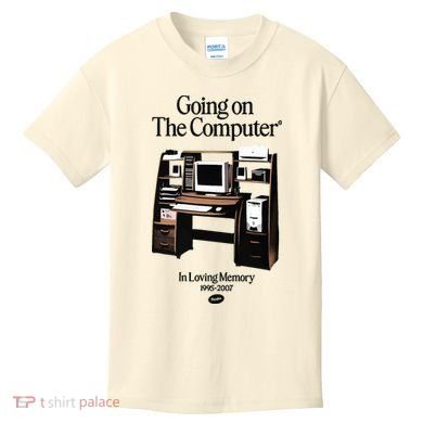 Going On The Computer In Loving Memory 1995 2007 Kids T-Shirt