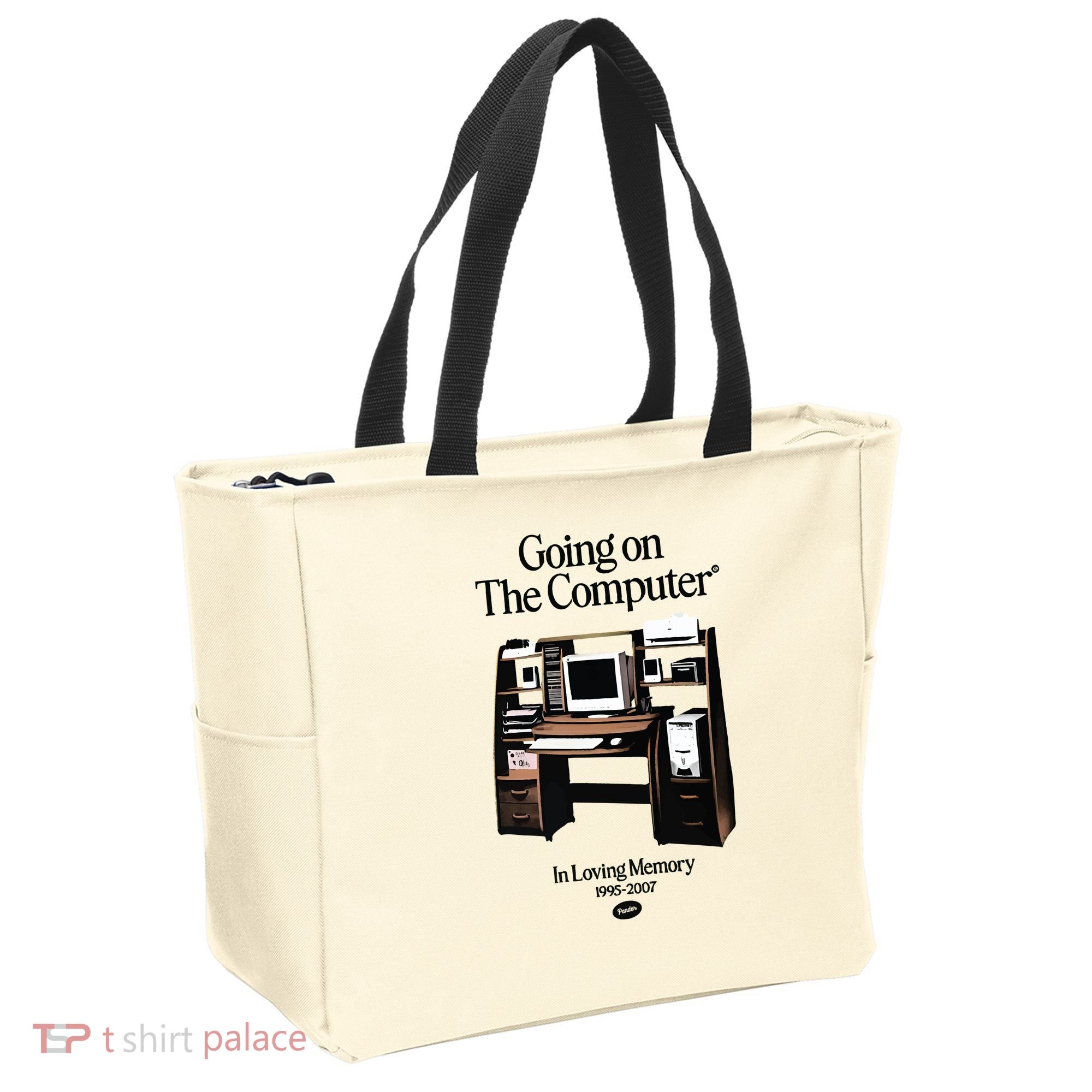 Going On The Computer In Loving Memory 1995 2007 Tote Bag