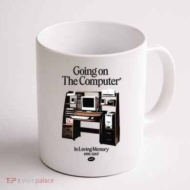 Going On The Computer In Loving Memory 1995 2007 Coffee Mug back