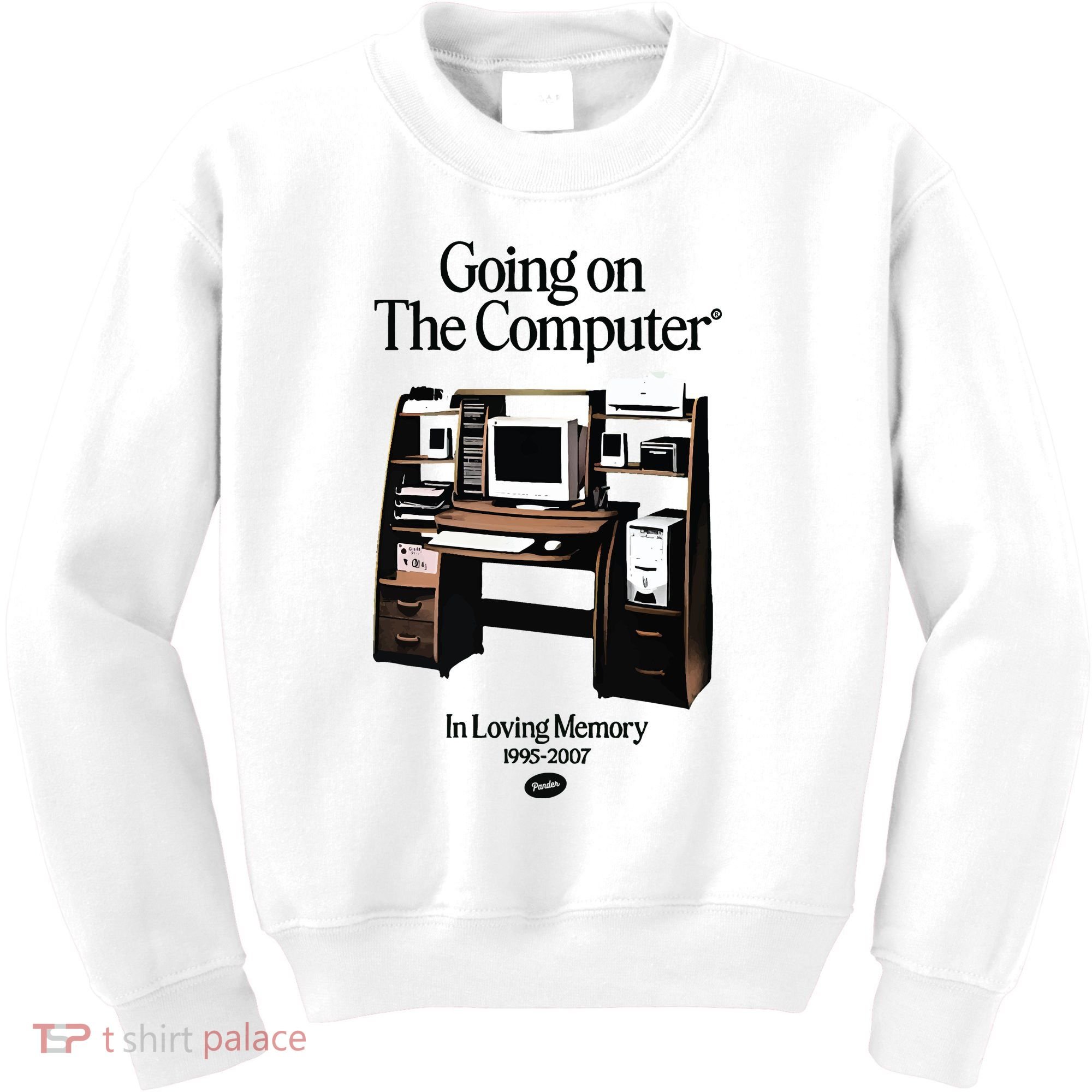 Going On The Computer In Loving Memory 1995 2007 Kids Sweatshirt