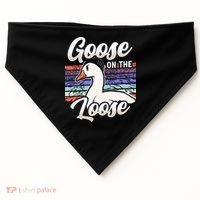 Goose On The Loose Animal Geese Owner Lover USA-Made Doggie Bandana thumb 0