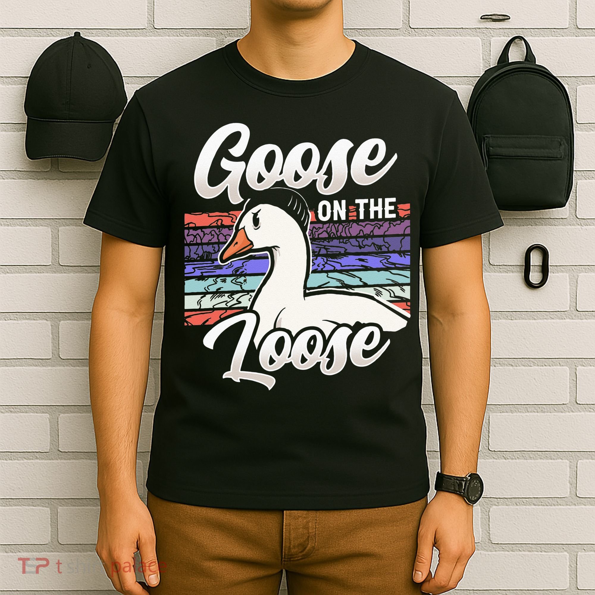 Goose On The Loose Animal Geese Owner Lover T-Shirt