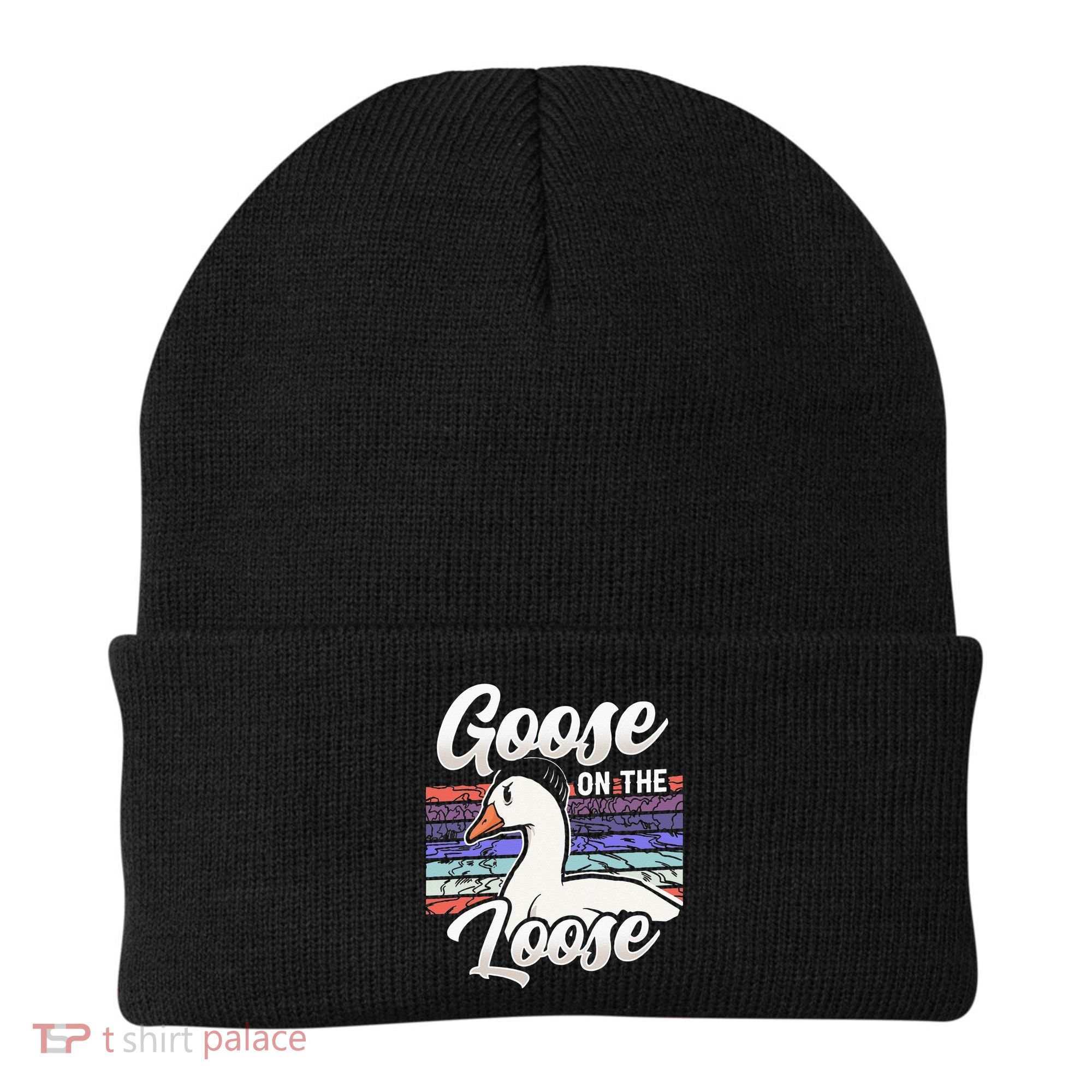 Goose On The Loose Animal Geese Owner Lover Beanie