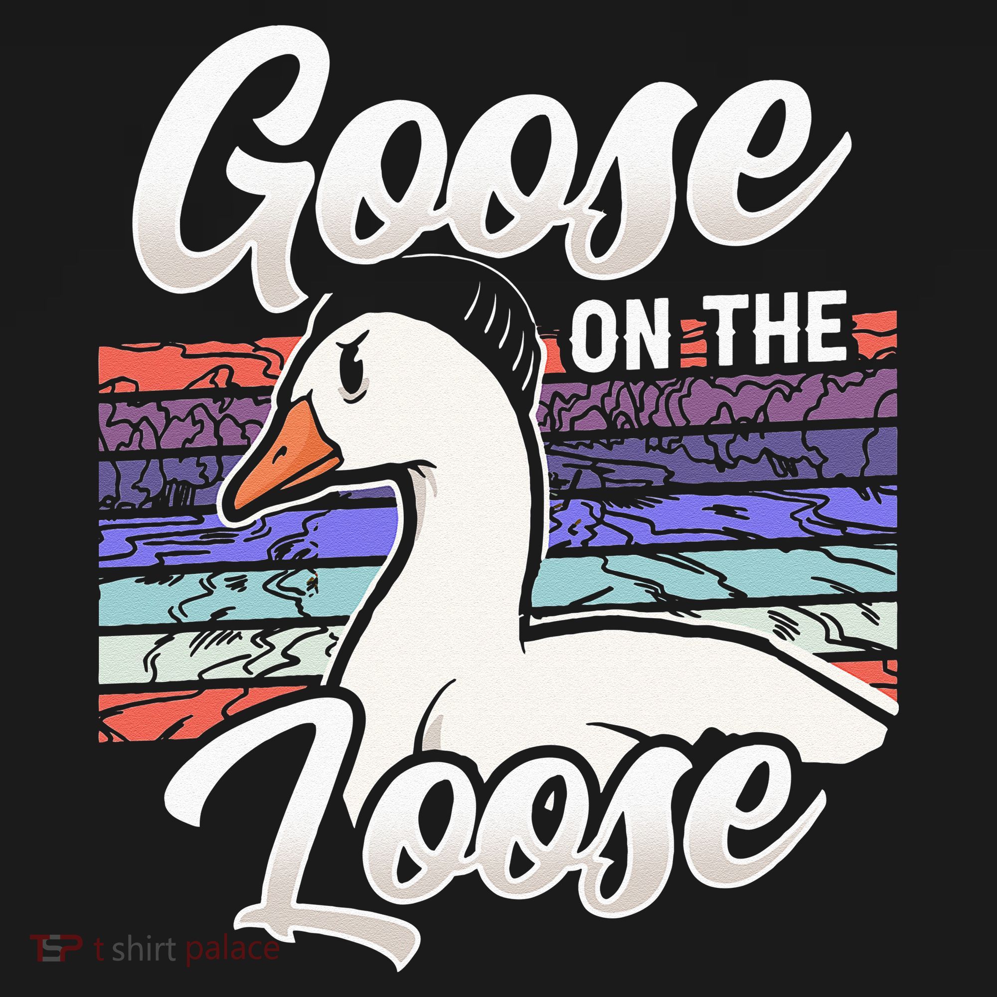 Goose On The Loose Animal Geese Owner Lover Women's Hoodie