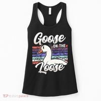 Goose On The Loose Animal Geese Owner Lover Women's Tank Top thumb 0
