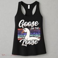 Goose On The Loose Animal Geese Owner Lover Women's Tank Top thumb 3