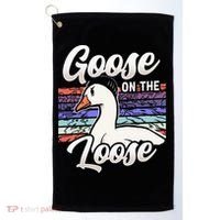 Goose On The Loose Animal Geese Owner Lover Golf Towel thumb 0