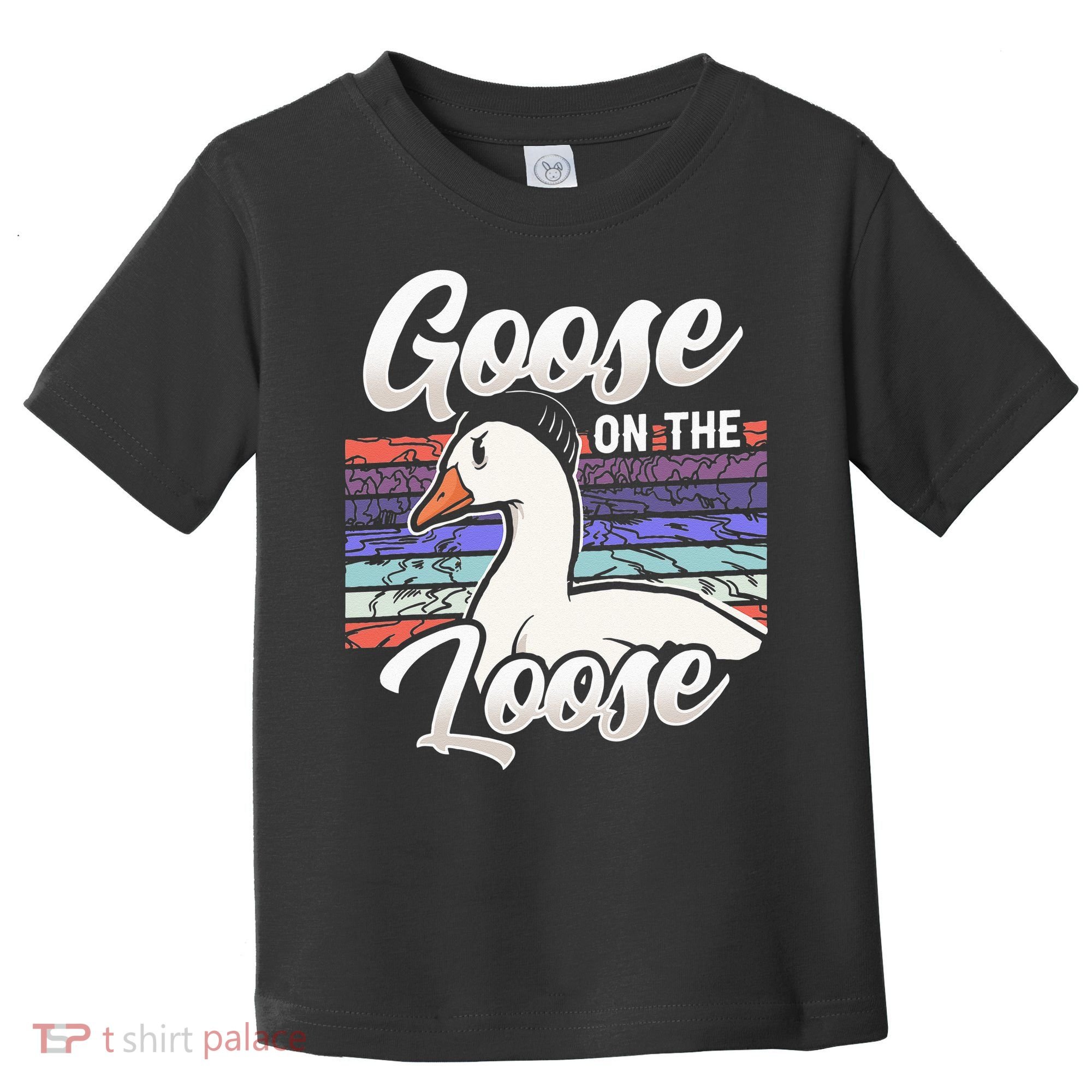 Goose On The Loose Animal Geese Owner Lover Toddler T-Shirt