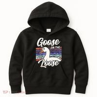 Goose On The Loose Animal Geese Owner Lover Kids Hoodie thumb 0