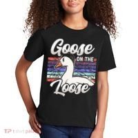 Goose On The Loose Animal Geese Owner Lover Kids T-Shirt thumb 2