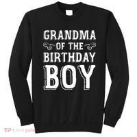 Grandma Of The Birthday Boy Celebration Sweatshirt thumb 0