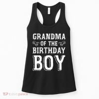 Grandma Of The Birthday Boy Celebration Women's Tank Top thumb 0