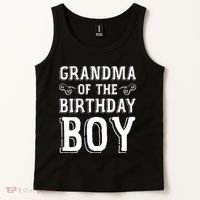 Grandma Of The Birthday Boy Celebration Tank Top thumb 2