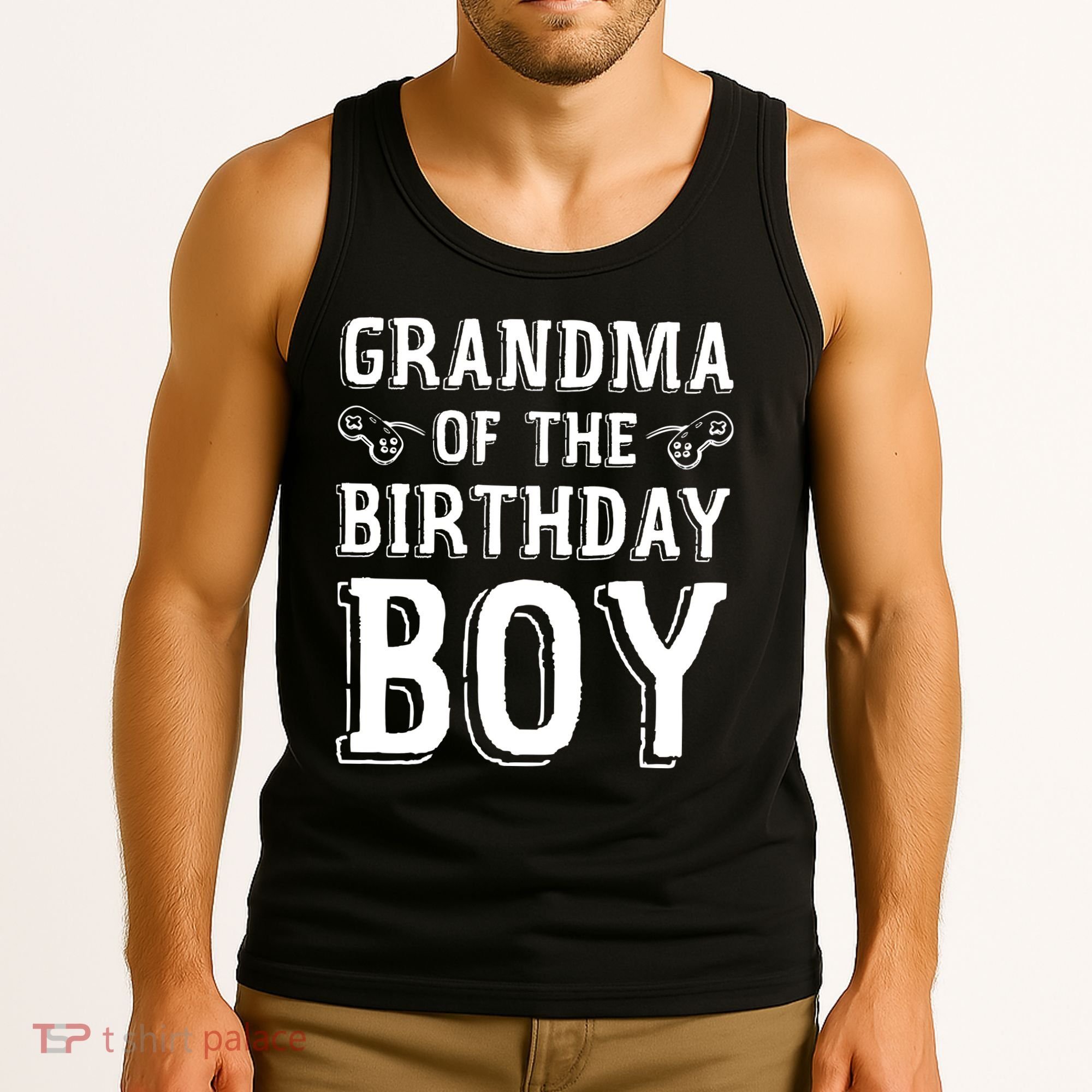 Grandma Of The Birthday Boy Celebration Tank Top
