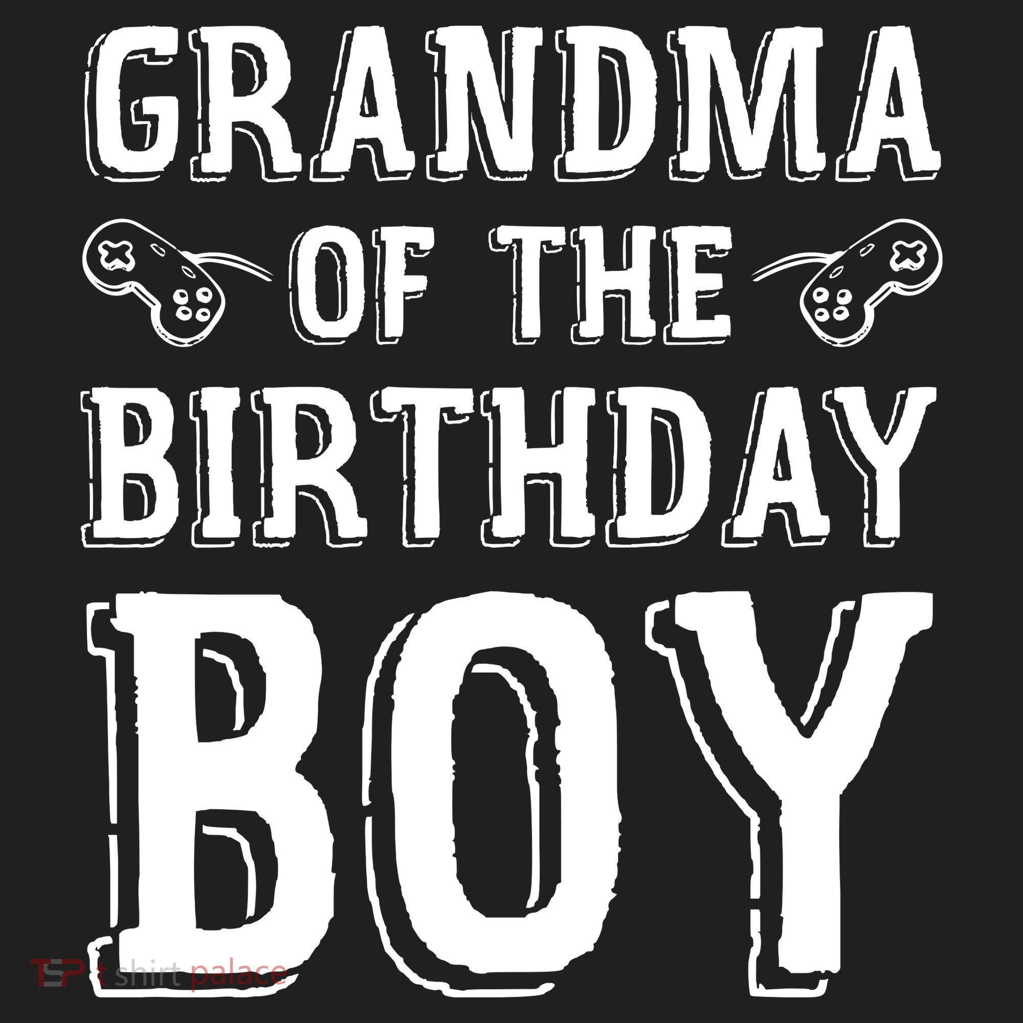 Grandma Of The Birthday Boy Celebration Golf Towel
