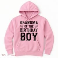 Grandma Of The Birthday Boy Celebration Hoodie thumb 0