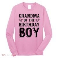 Grandma Of The Birthday Boy Celebration Long Sleeve Shirt thumb 0
