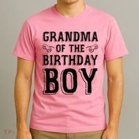 Grandma Of The Birthday Boy Celebration T-Shirt thumb 3