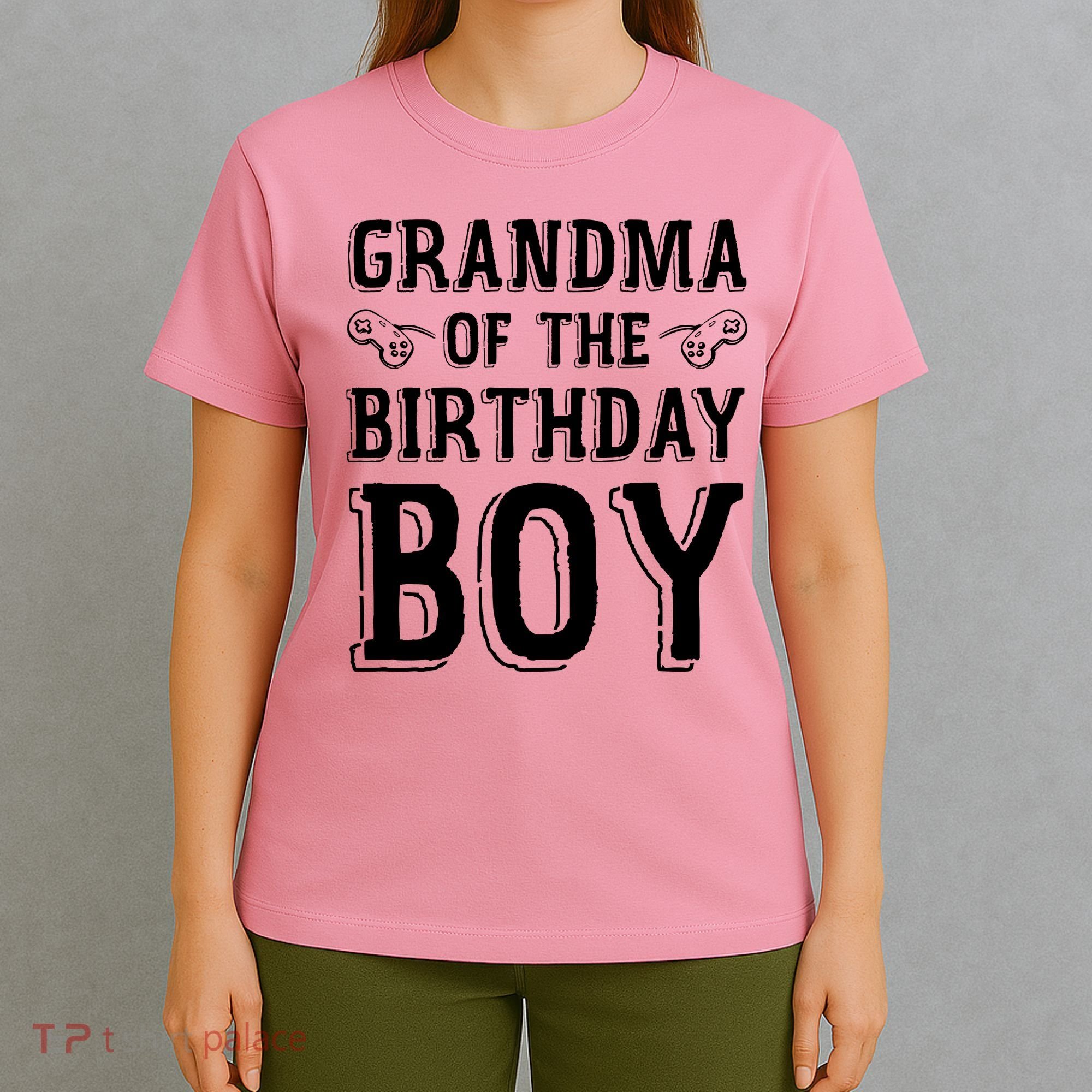 Grandma Of The Birthday Boy Celebration T-Shirt