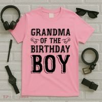 Grandma Of The Birthday Boy Celebration T-Shirt thumb 5