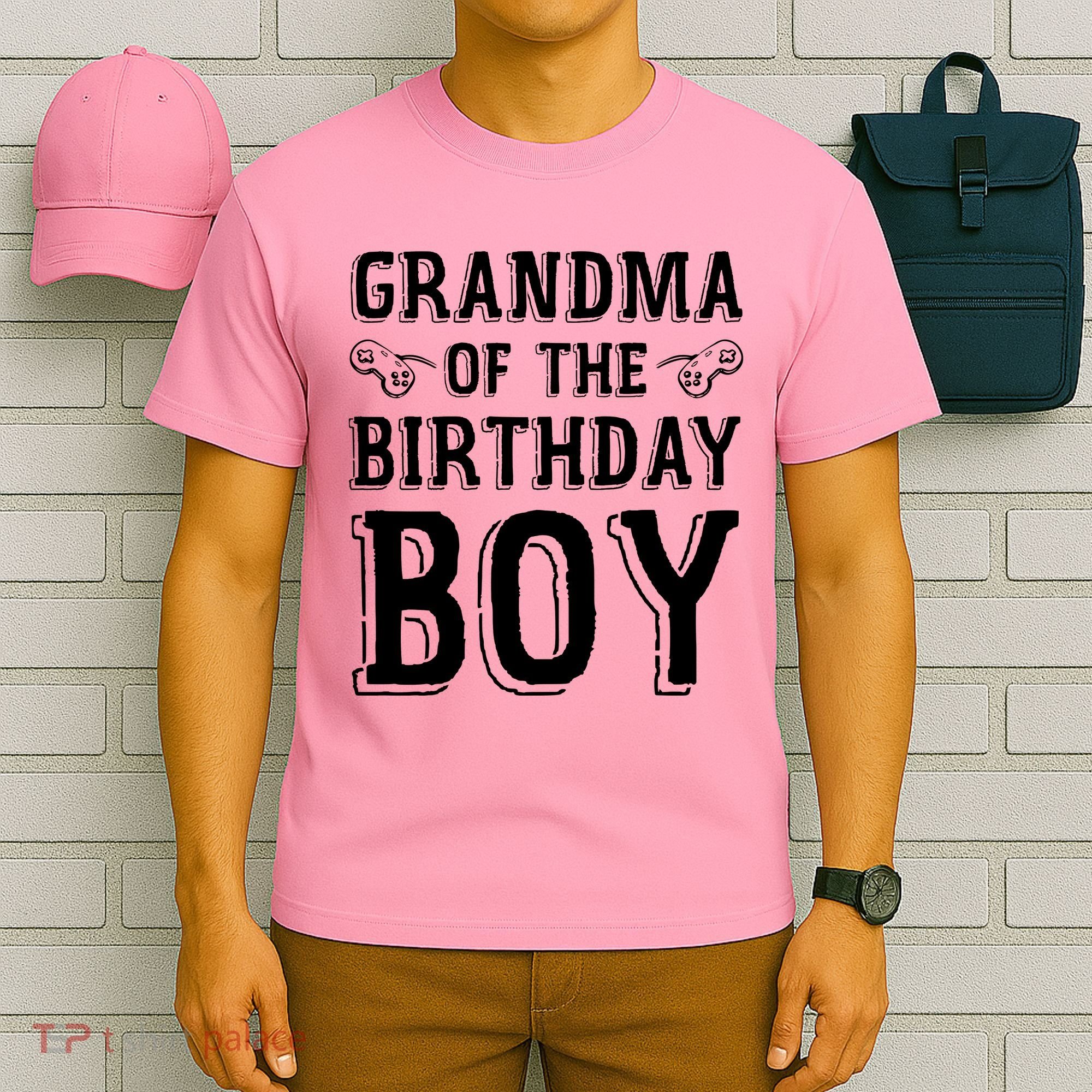 Grandma Of The Birthday Boy Celebration T-Shirt