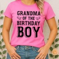 Grandma Of The Birthday Boy Celebration Women's T-Shirt thumb 2