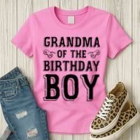 Grandma Of The Birthday Boy Celebration Women's T-Shirt thumb 3