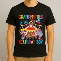 Grandmother Of The Birthday Carnival Circus Themed Bday T-Shirt thumb 3