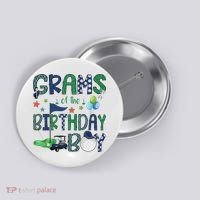 Grams Of The Birthday Boy Hole In One Golf Lover Button thumb 0