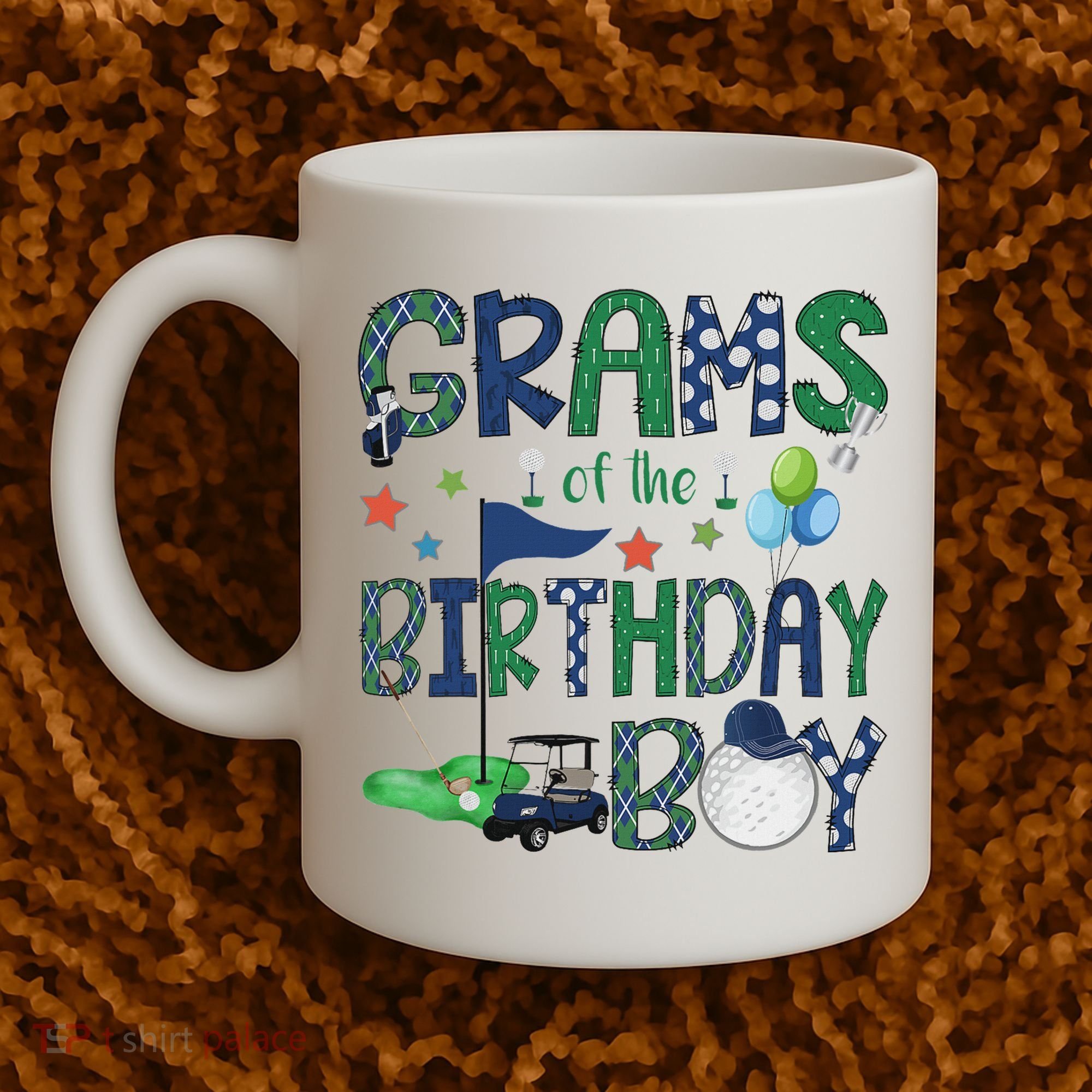 Grams Of The Birthday Boy Hole In One Golf Lover Coffee Mug