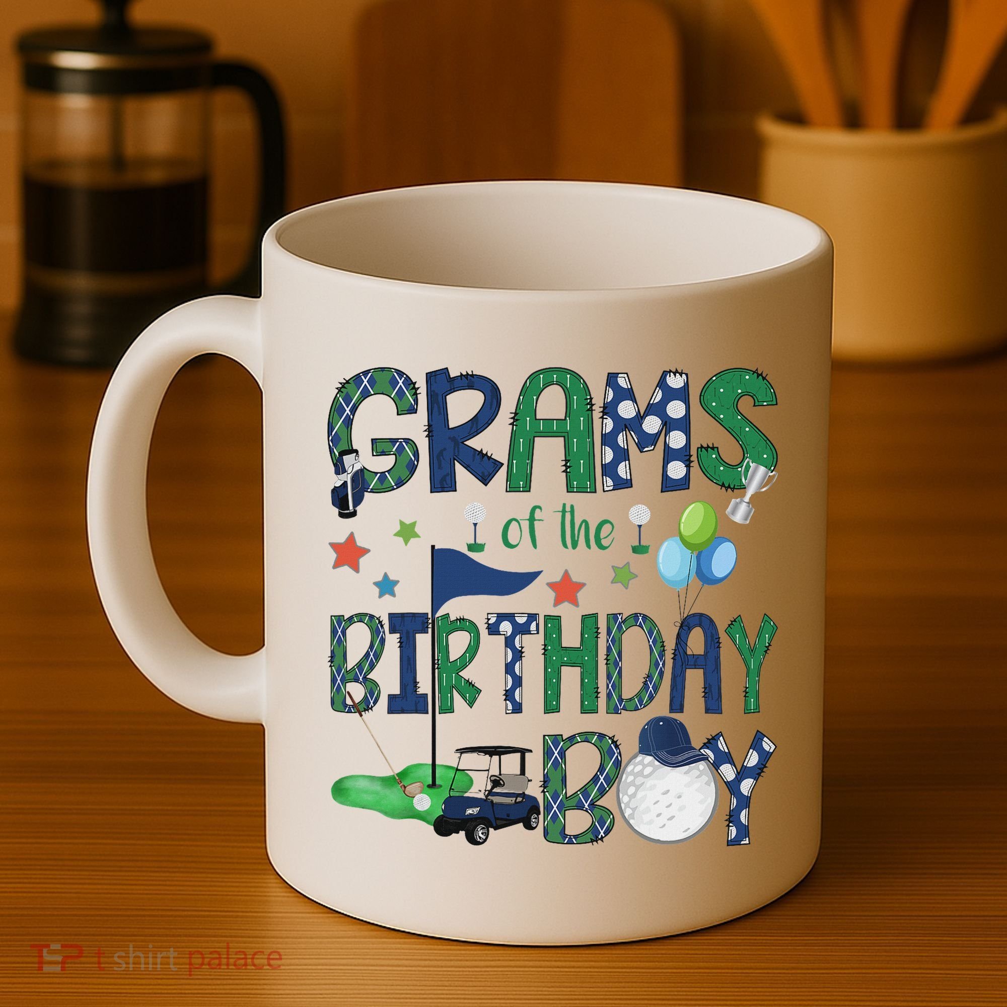 Grams Of The Birthday Boy Hole In One Golf Lover Coffee Mug