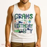 Grams Of The Birthday Boy Hole In One Golf Lover Tank Top thumb 3
