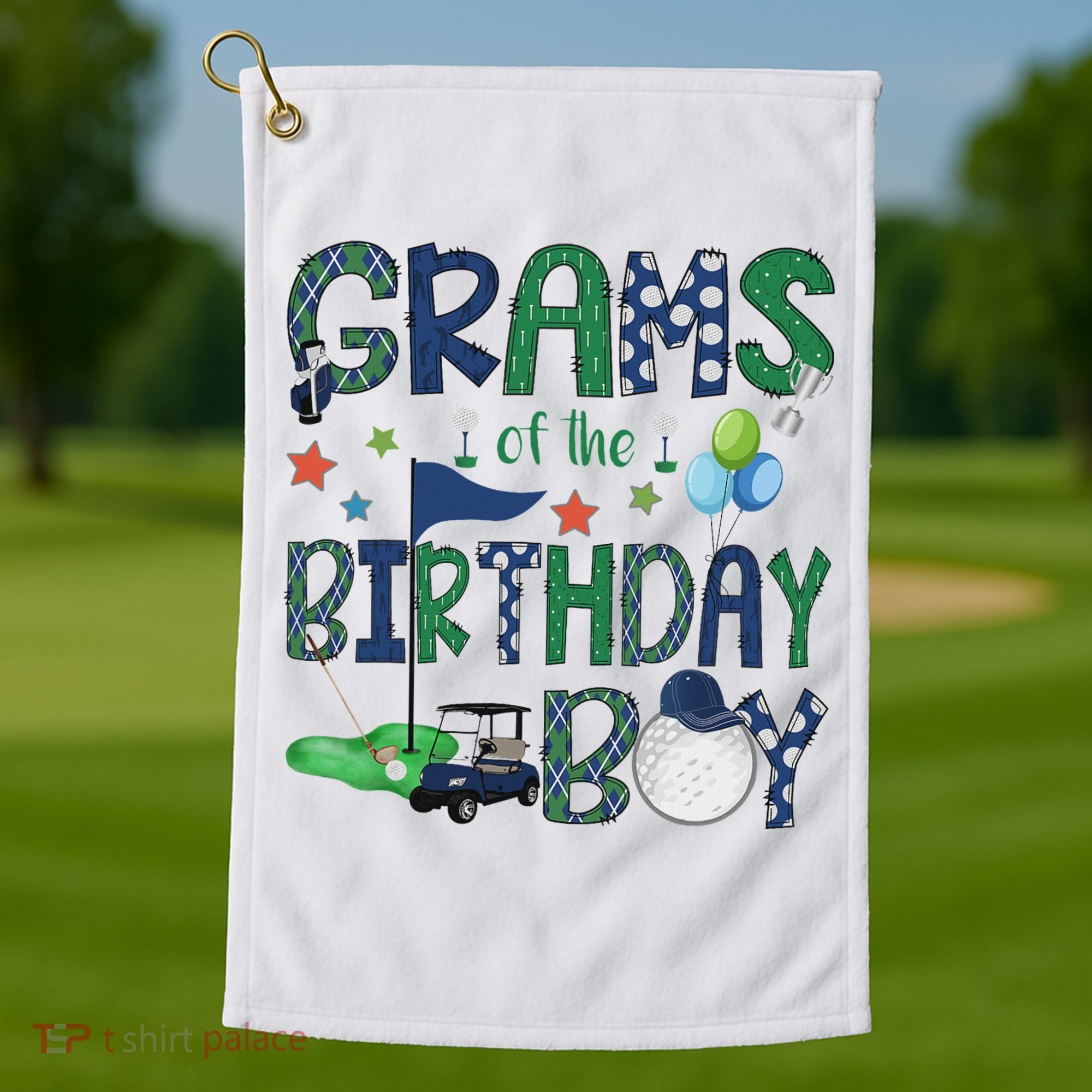Grams Of The Birthday Boy Hole In One Golf Lover Golf Towel