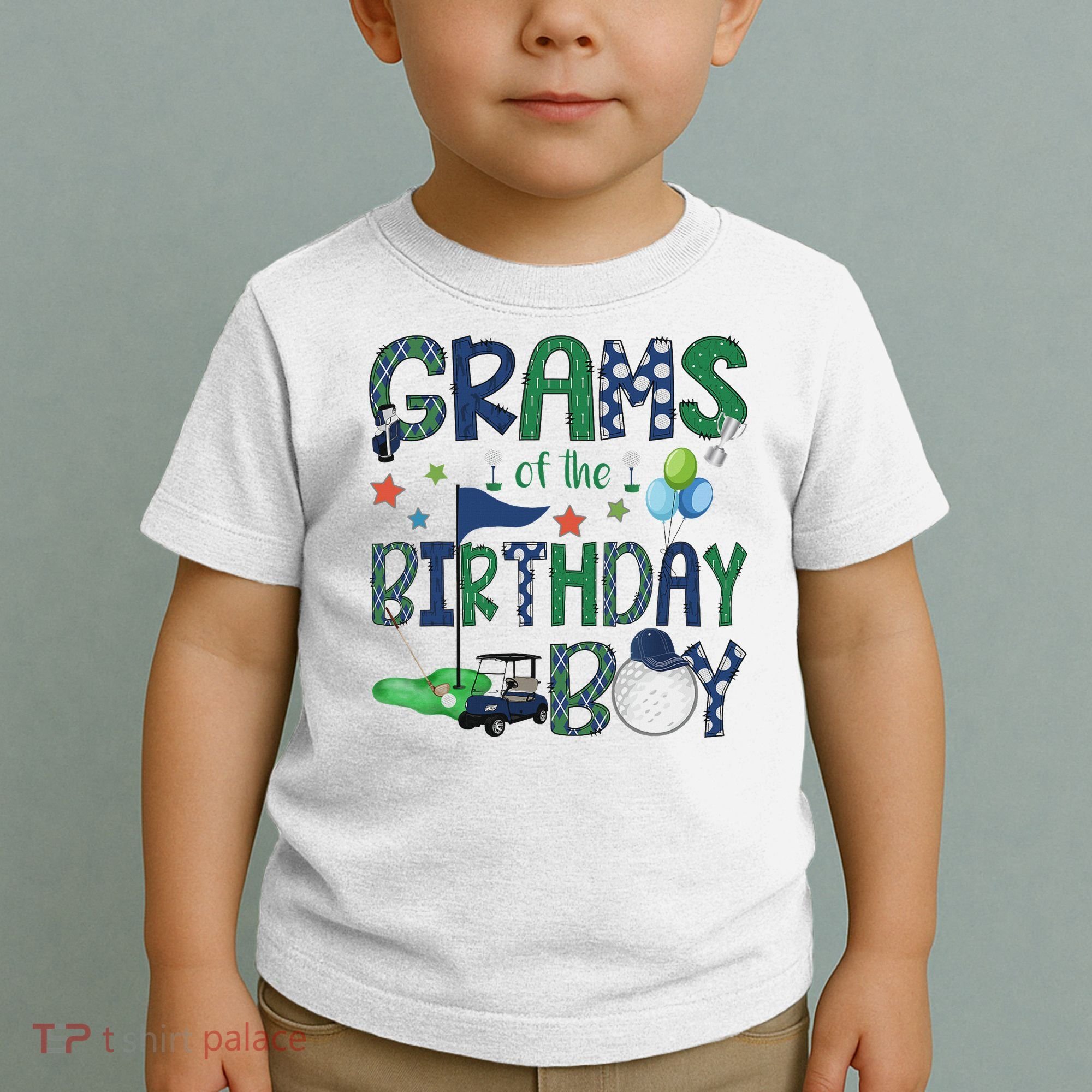Grams Of The Birthday Boy Hole In One Golf Lover Toddler T-Shirt